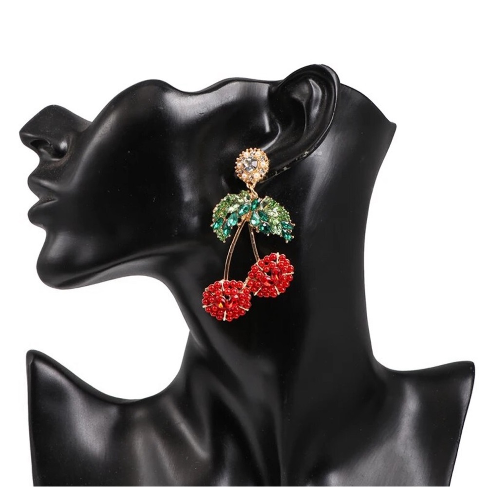 Cherry on Top Statement Earrings